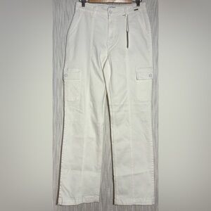 Judy Blue Women's Cream Cargo Jeans